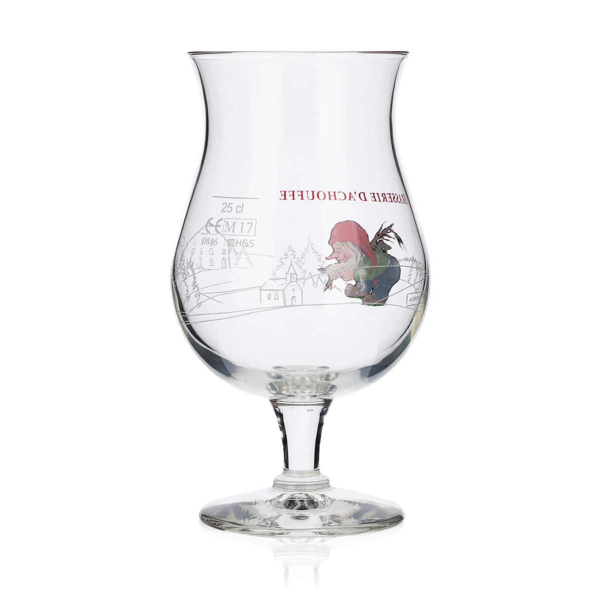 6 bicchieri Brasserie D'Achouffe da 0,25 l Bicchieri da birra artigianale Birrificio Belgio Gnomo nano – Vista 4