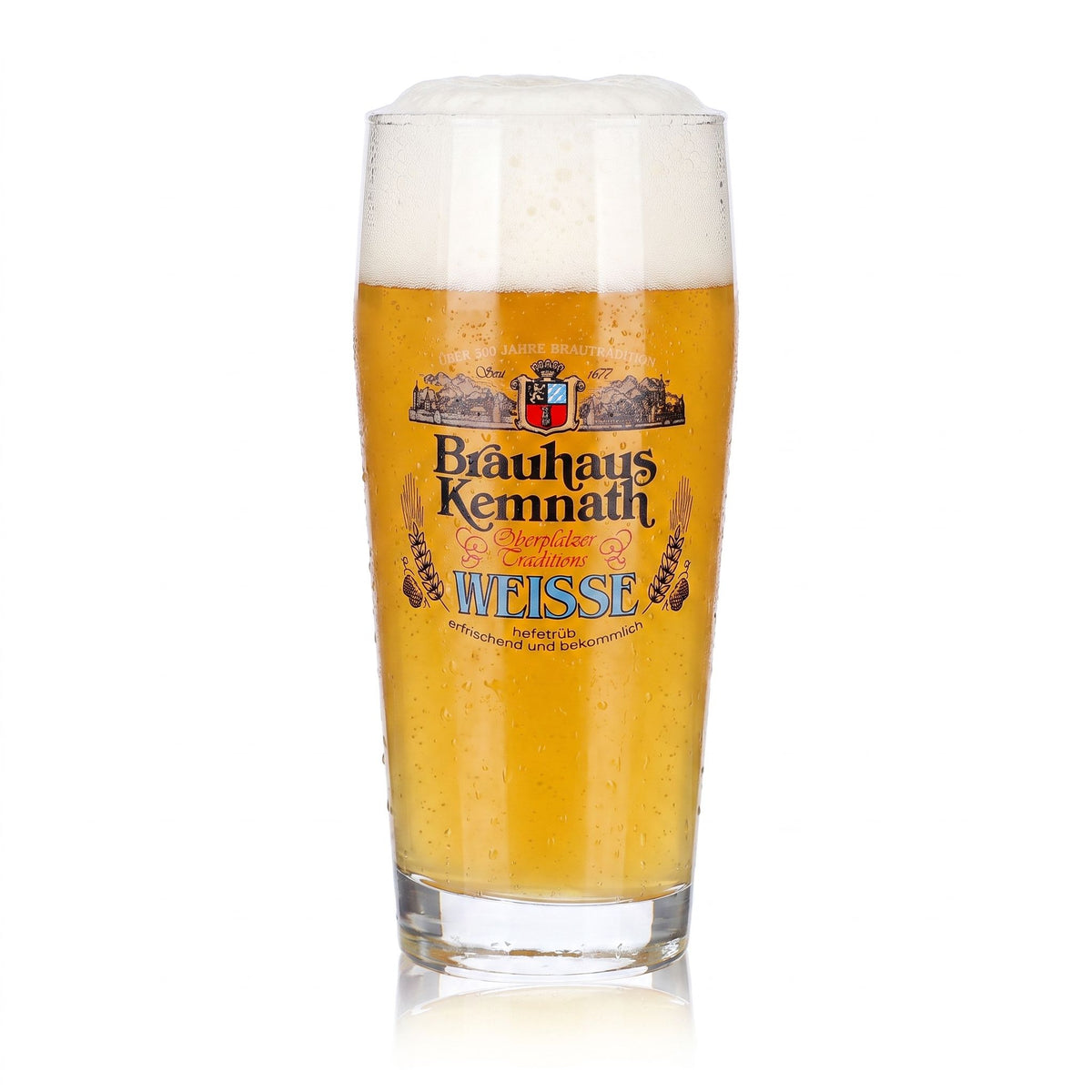Bicchiere da birra Brauhaus Kemnath da 0,4 l, modello "Weisse"