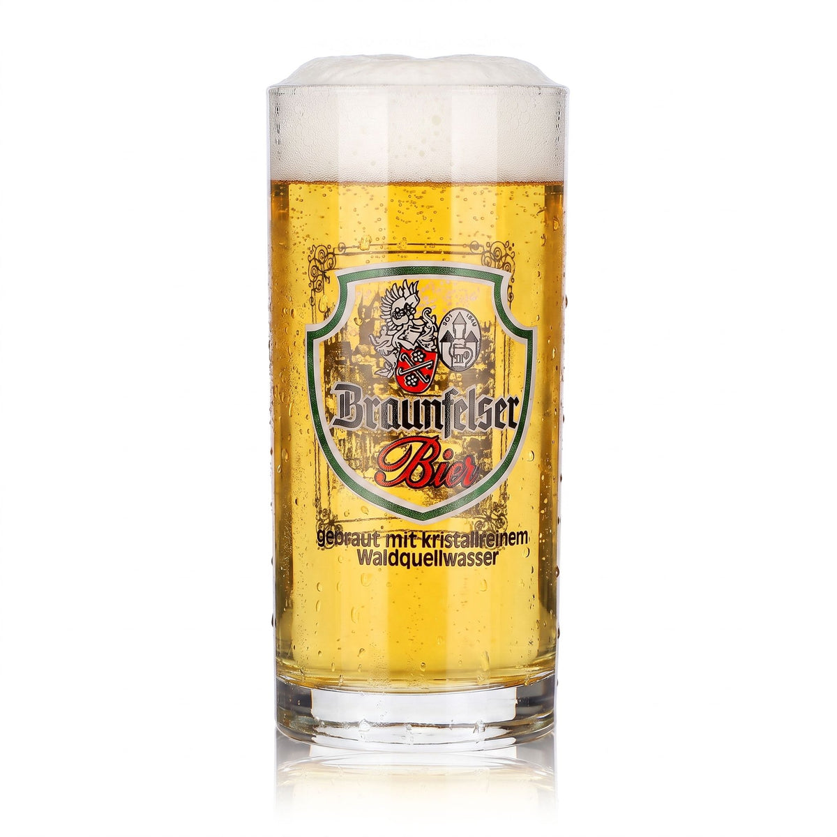 Bicchiere da birra Braunfelser da 0,3 l con motivo della città