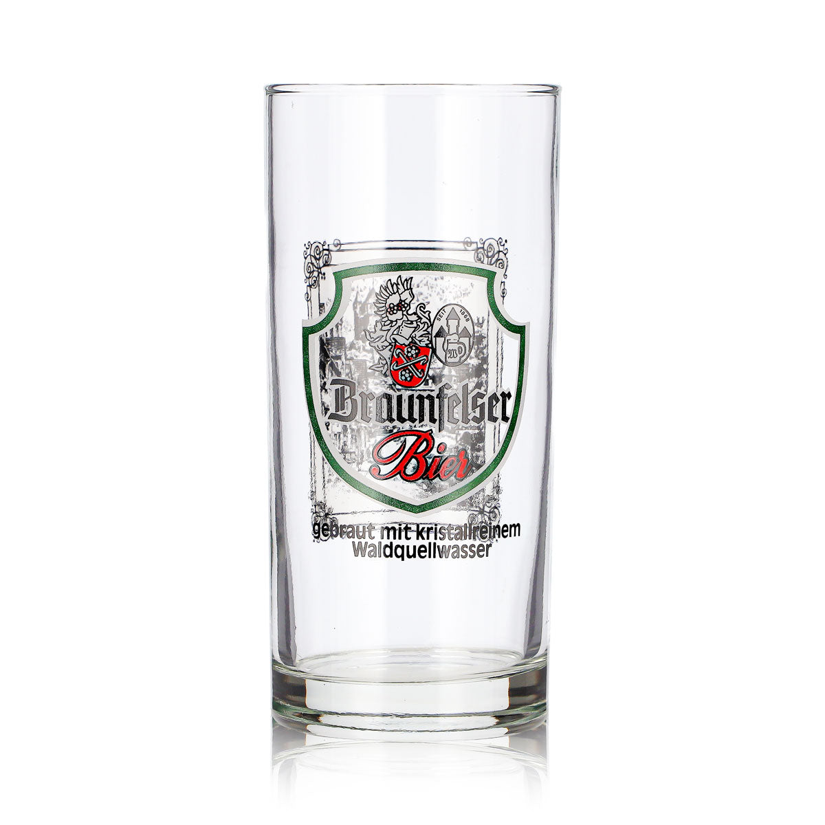 Bicchiere da birra Braunfelser da 0,3 l con motivo della città – Vista 2