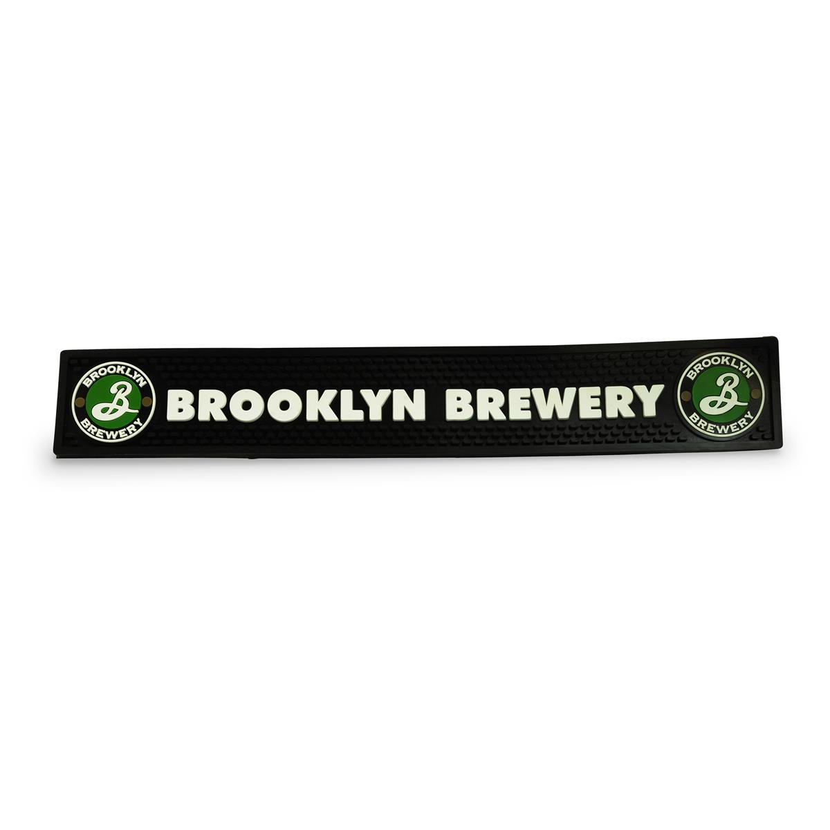 Brooklyn Brewery Tappetino da bar Tappetino scolapiatti Accessori da bar Nero Scritta nel logo 60 x 9,5 cm