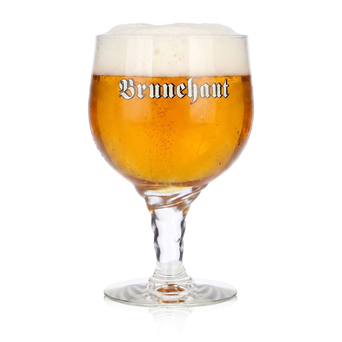 Bicchiere da birra Brunehaut da 0,45 l, a forma di coppa, con stelo ricurvo, Durobor