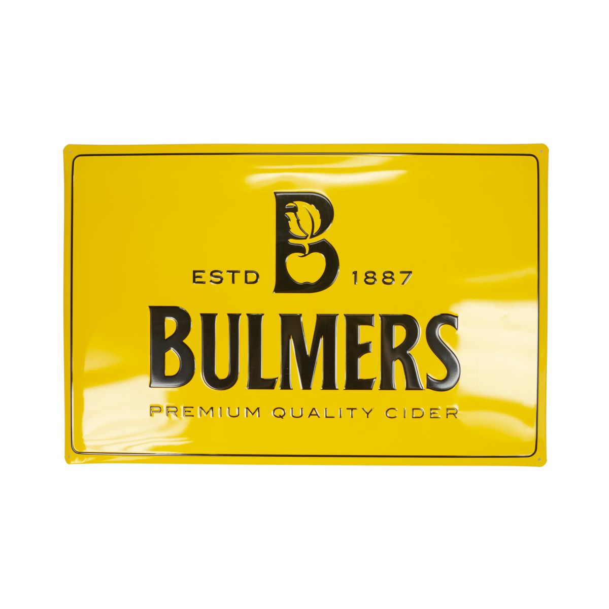 Bulmers Cider Targhetta in metallo da parete 59x39 cm Giallo Decorazione Pubblicità