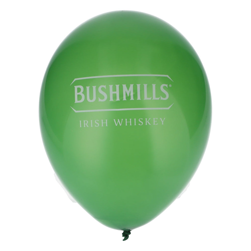 10x Palloncini Bushmills Whisky Decorazioni per feste Logo bianco