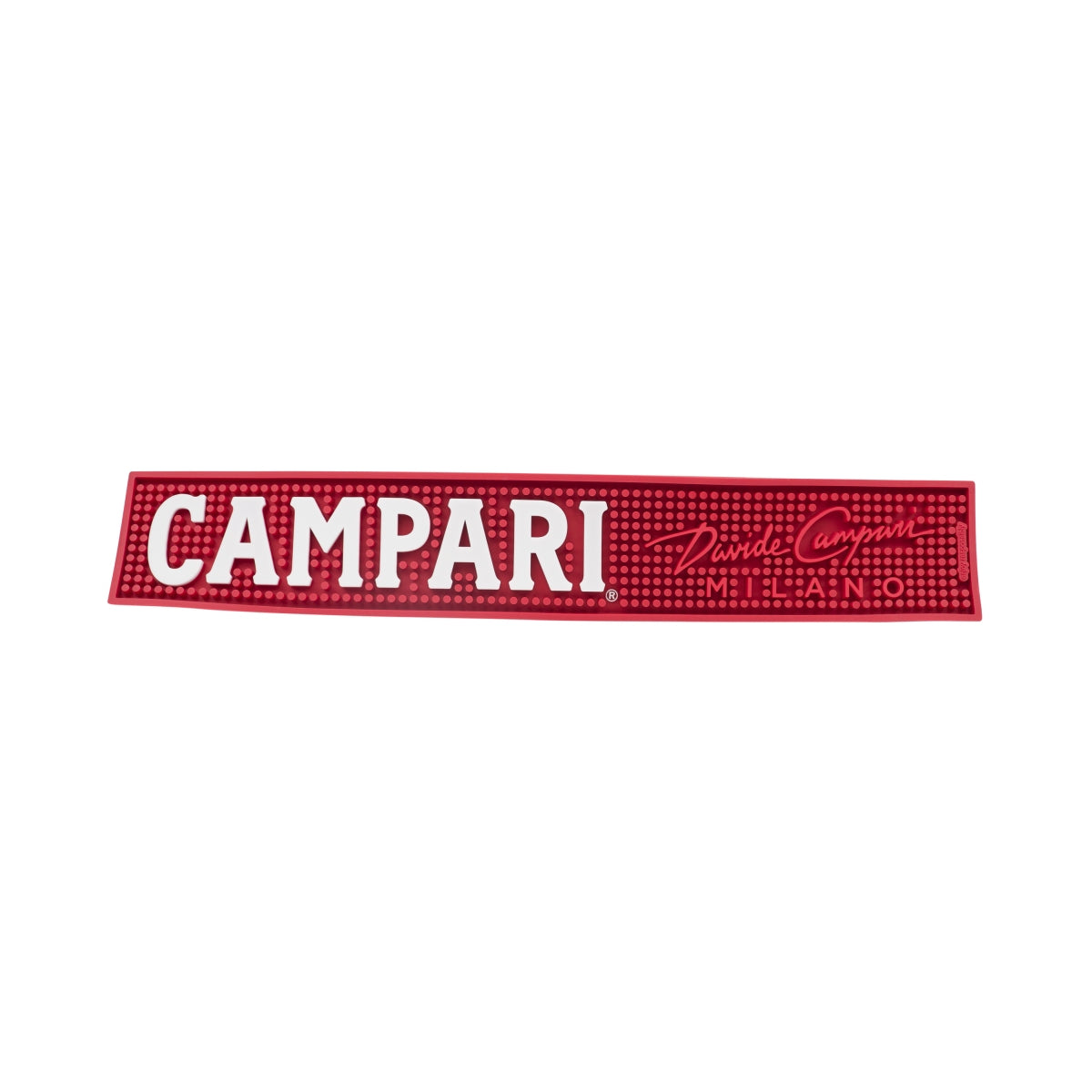 Campari Tappetino da bar rosso 59x10 Runner Tappetino scolapiatti per bicchieri Cocktail Bar Gomma Decorativo