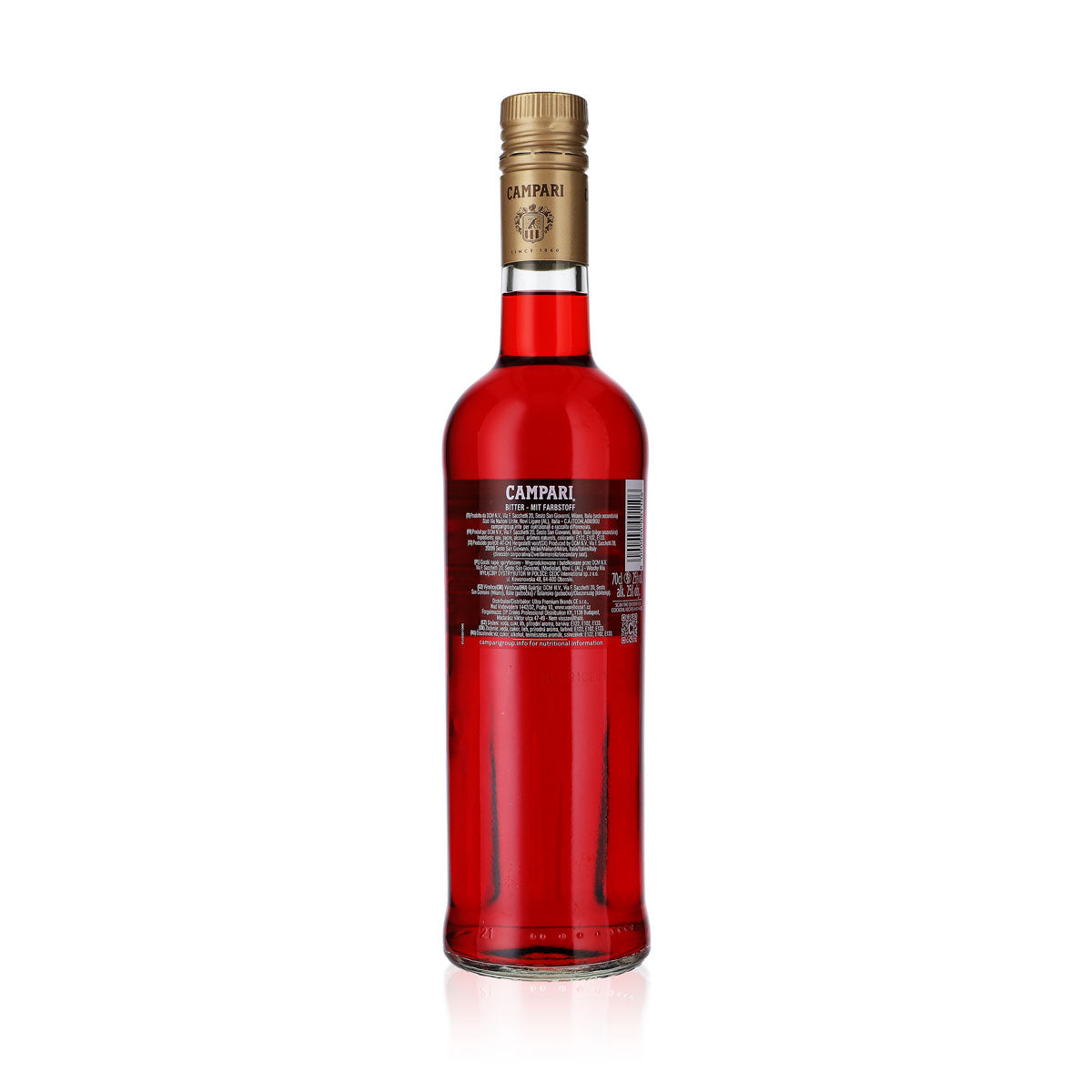 Campari Bitter 0,7 l 25% vol. Bottiglia – Vista 3