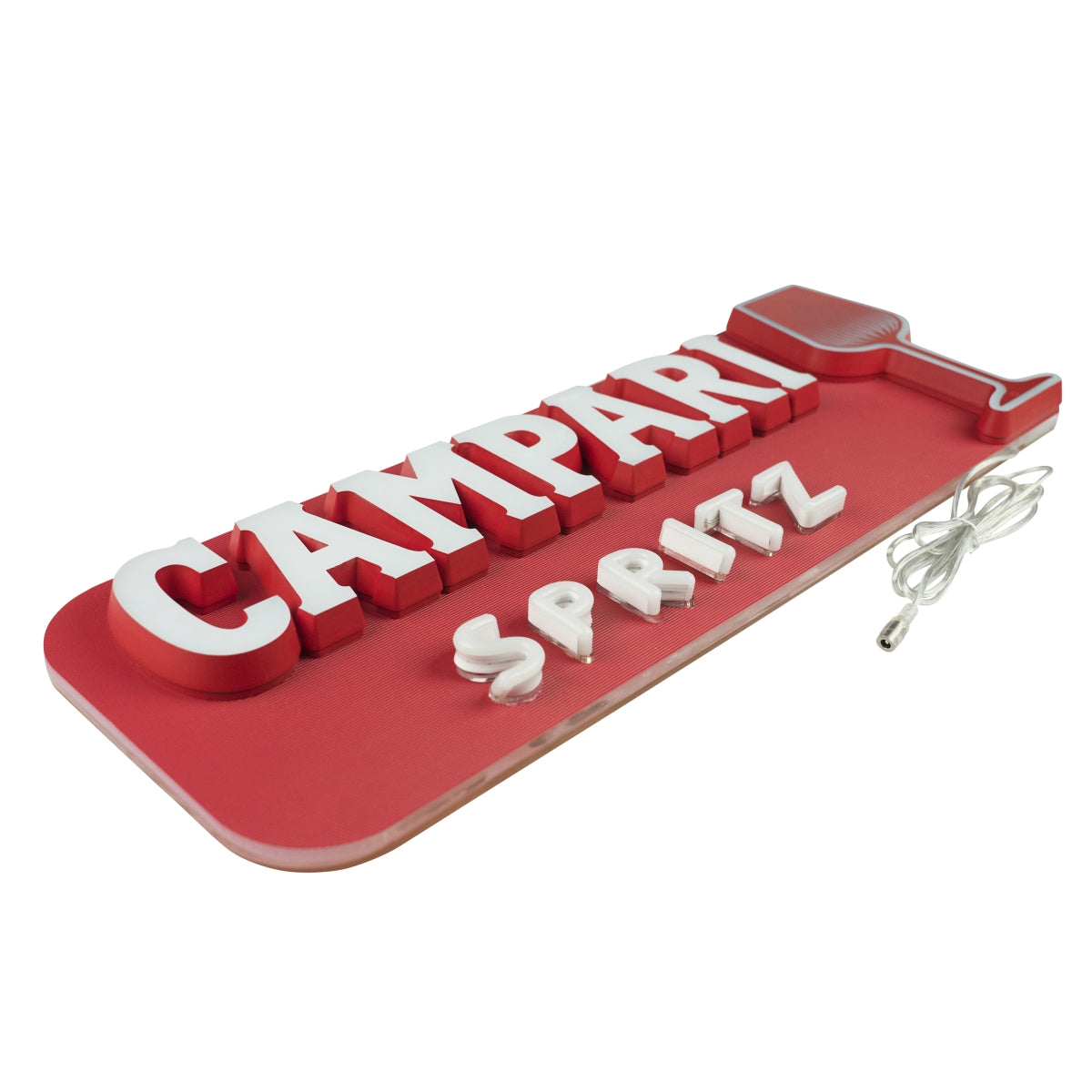 Campari Insegna luminosa LED Segnale da parete 66x24x4cm Decorazione Aperol Spritz – Vista 4