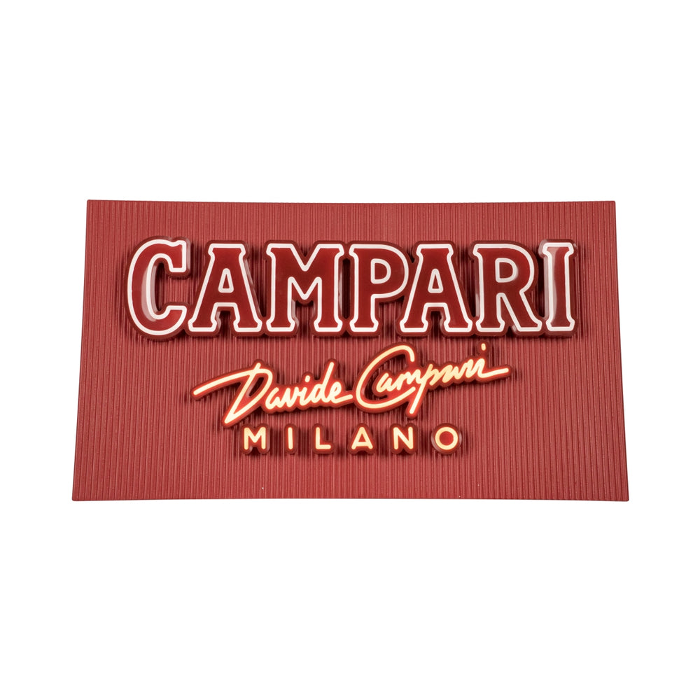 Campari Insegna luminosa Milano LED Segnaletica rossa da parete Stile neon Davide Italy