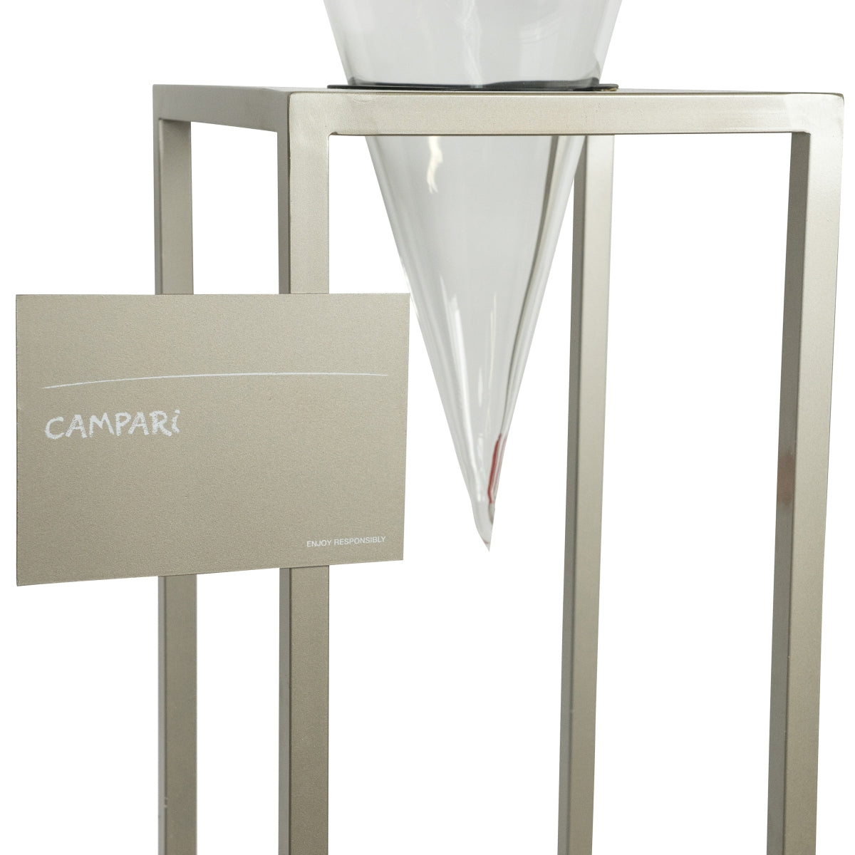 Campari Negroni Versatore a bolla Caraffa LED Versatore in vetro Glorifier Insegna luminosa – Vista 4