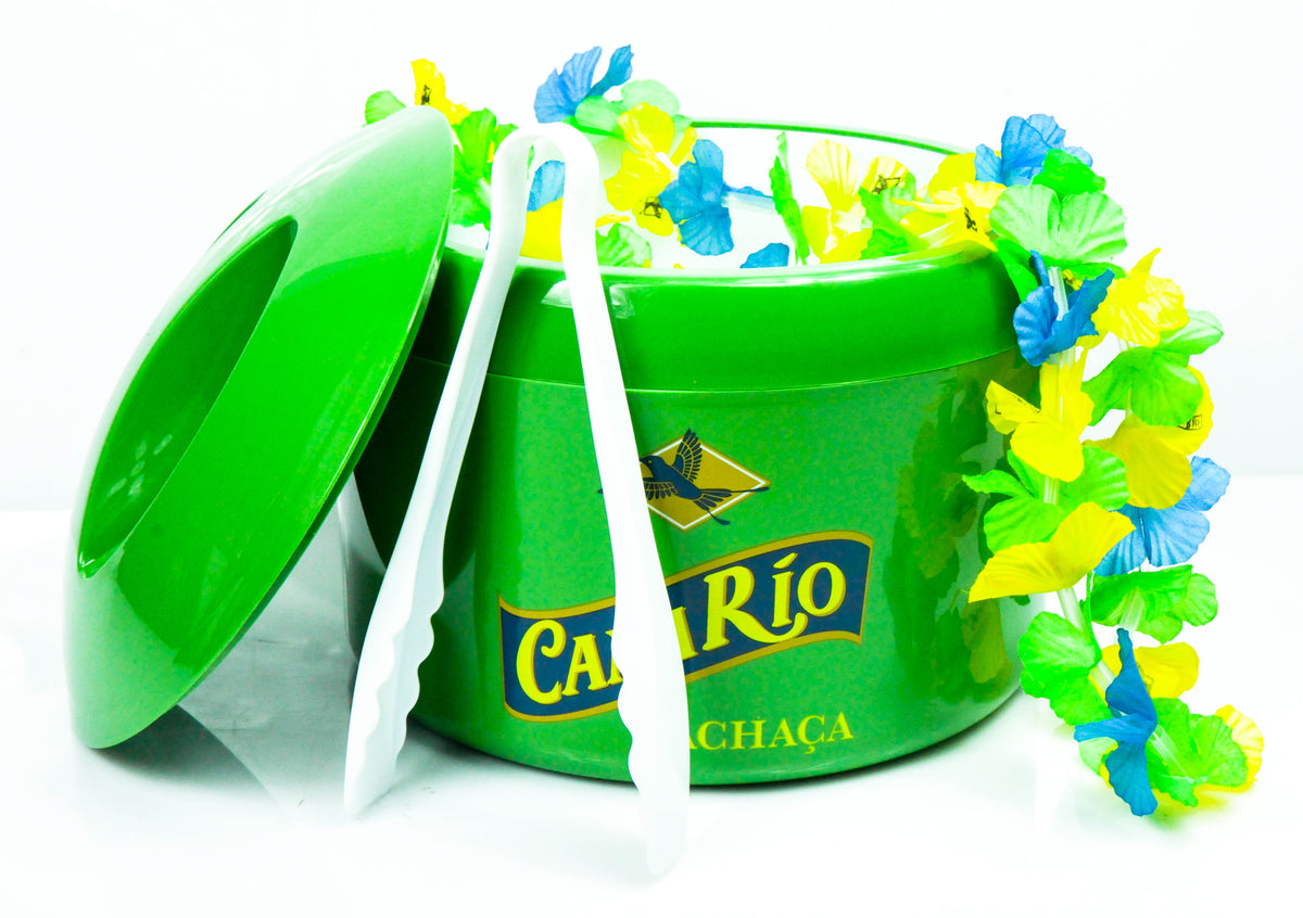 Canario Contenitore per cubetti di ghiaccio Icecube con pinza Cazacha Acrilico verde – Vista 2