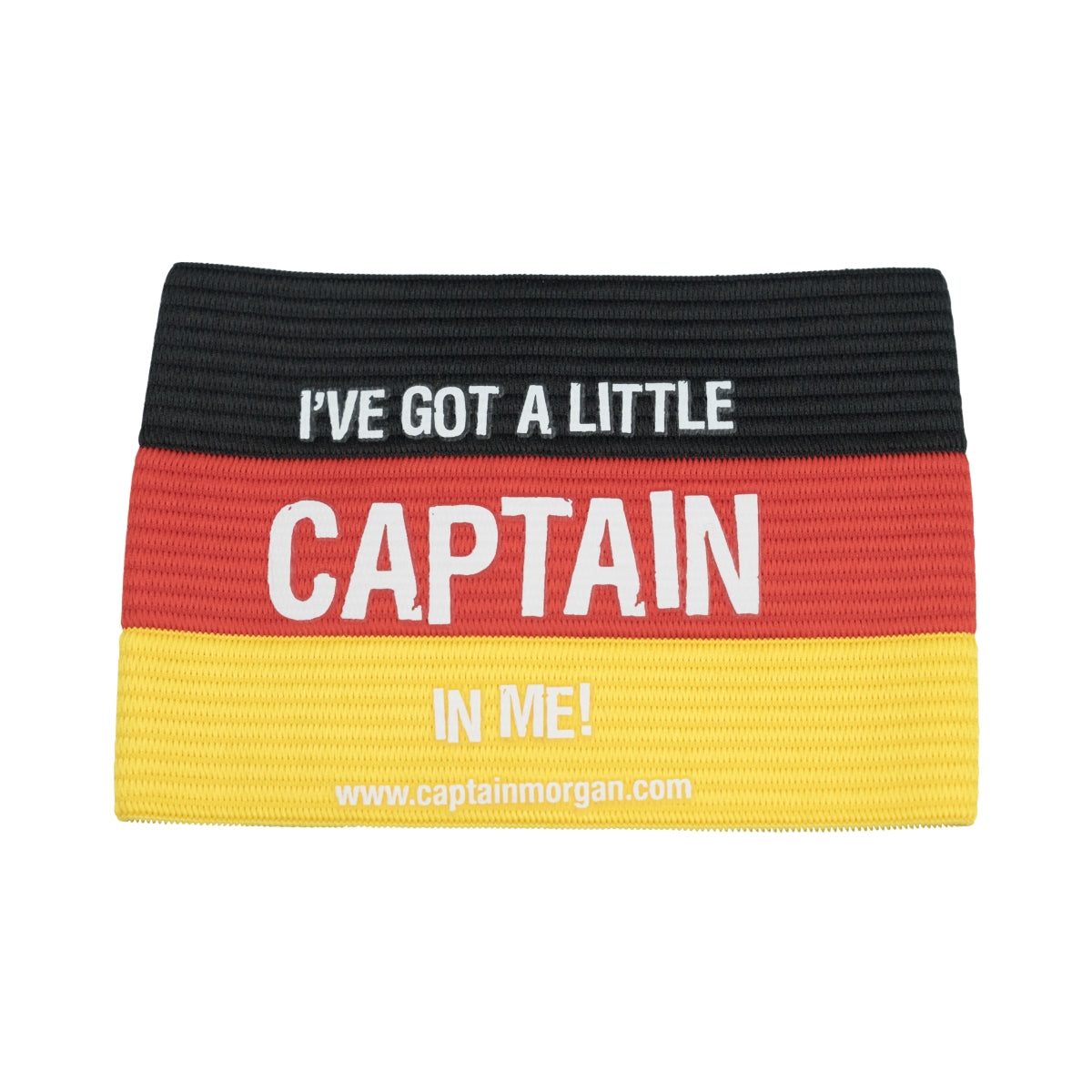 Fascia da capitano Captain Morgan Germania nero rosso oro calcio EM