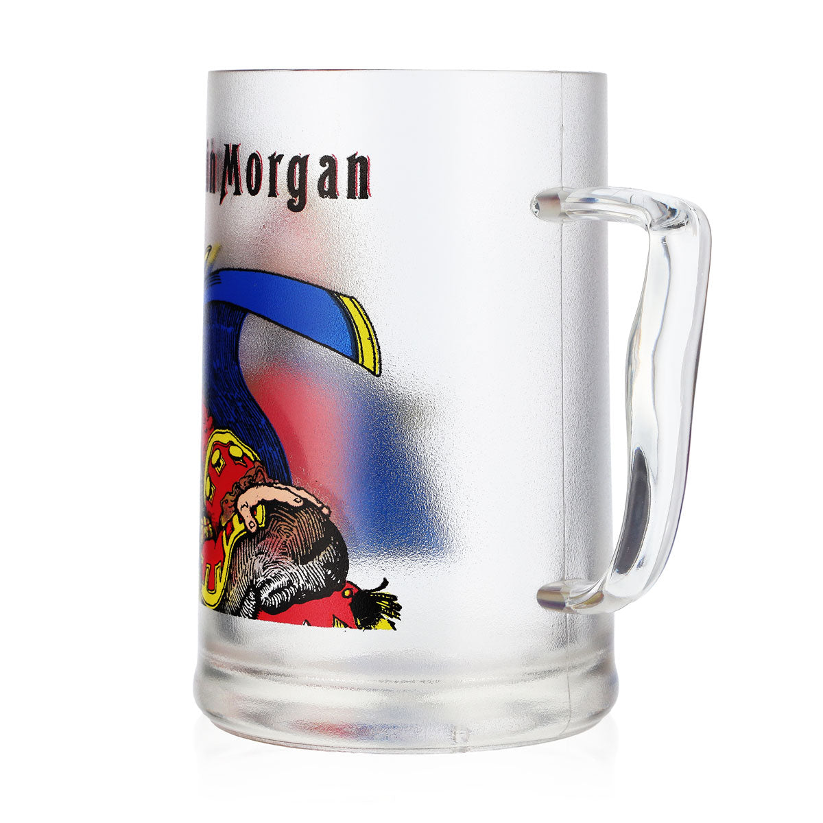Bicchiere da rum Captain Morgan da 0,63 l, in plastica riutilizzabile, con motivo piratesco, trasparente – Vista 4