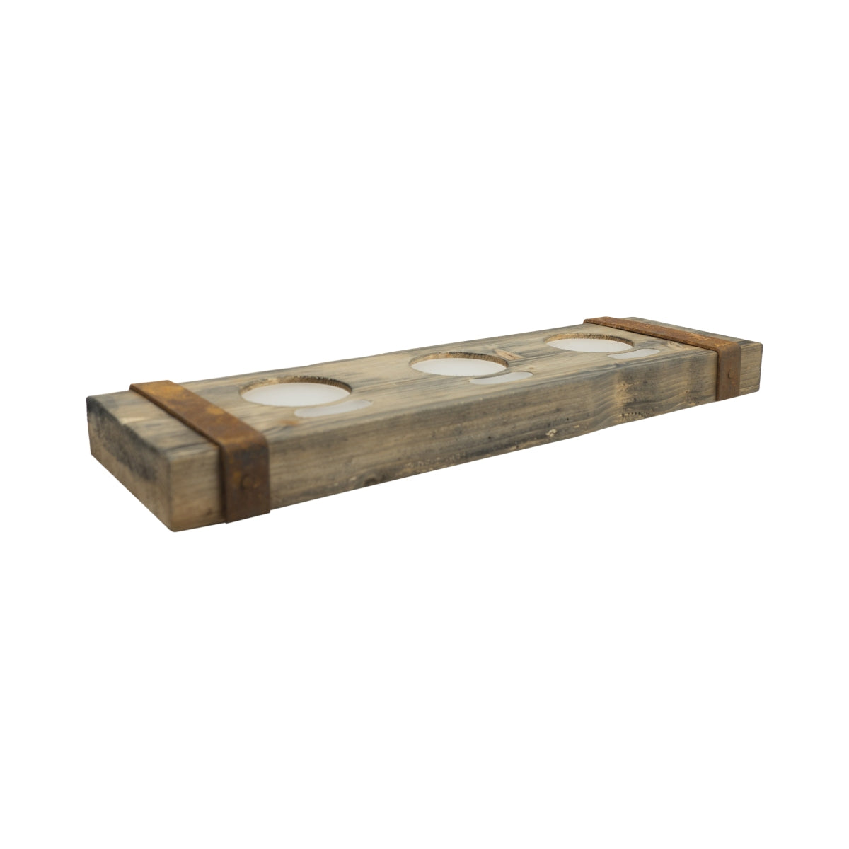 Captain Morgan Rum Glorifier LED Espositore per 3 bottiglie con illuminazione in vero legno