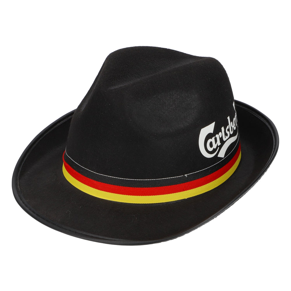Cappello da birra Carlsberg Cappello Panama Cappellino da tifo Campionato Europeo di Calcio 2016 Germania nero
