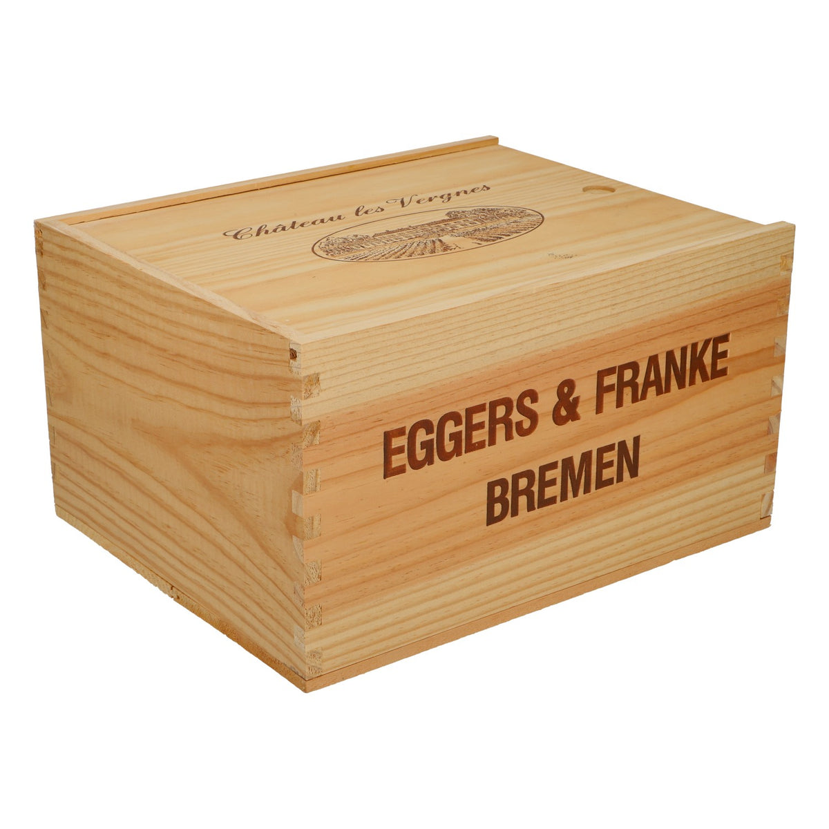 Chateau les Vergnes: cassetta di legno decorativa per la casa, 33x27x18,5 cm