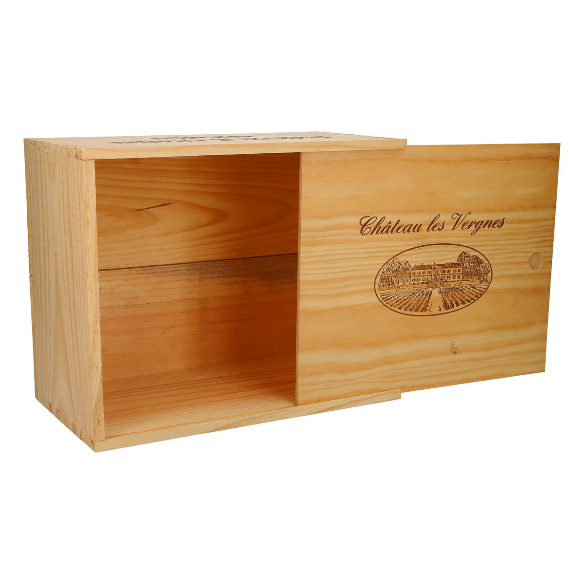 Chateau les Vergnes: cassetta di legno decorativa per la casa, 33x27x18,5 cm – Vista 4