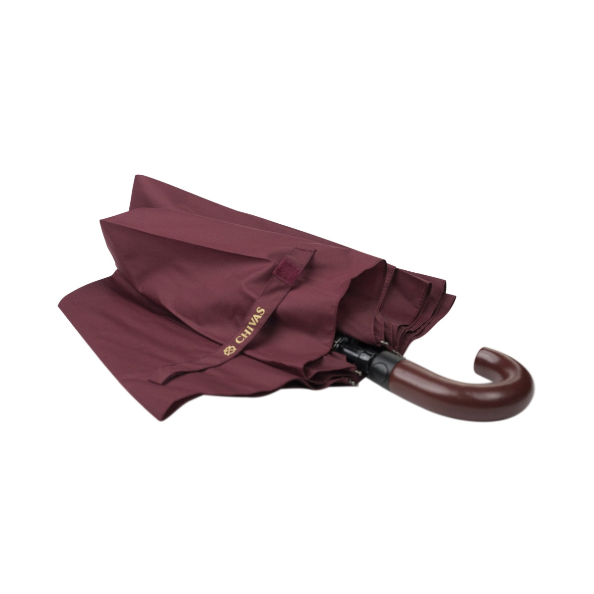 Ombrello Chivas Regal Whisky Rosso Acqua Inverno Whisky Compatto Rosso Pieghevole – Vista 4