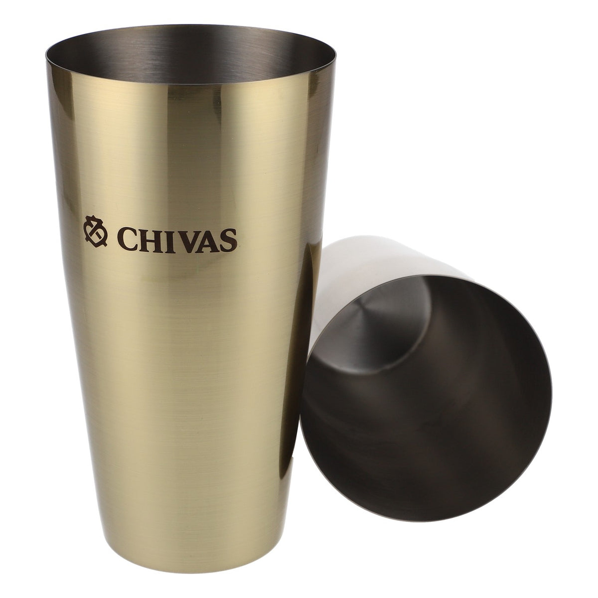 Chivas Regal Whisky Barshaker Shaker in acciaio inossidabile Logo inciso Oro – Vista 6