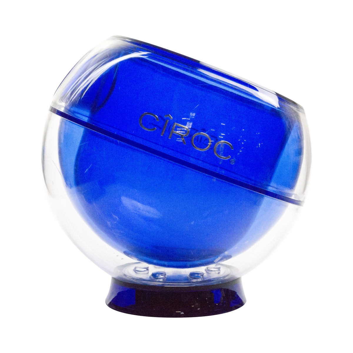 Ciroc Vodka LED Raffredda bottiglie a batteria Contenitore per cubetti di ghiaccio Sfera rotonda blu/trasparente  usato