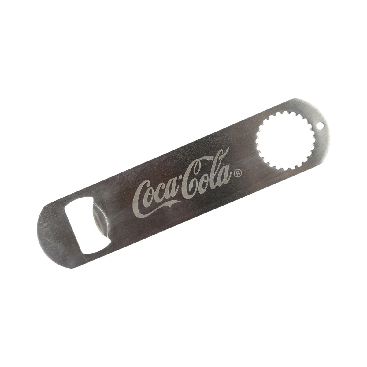 Apribottiglie Coca Cola in metallo argentato Accessori da bar Bartool Apribottiglie Gastro