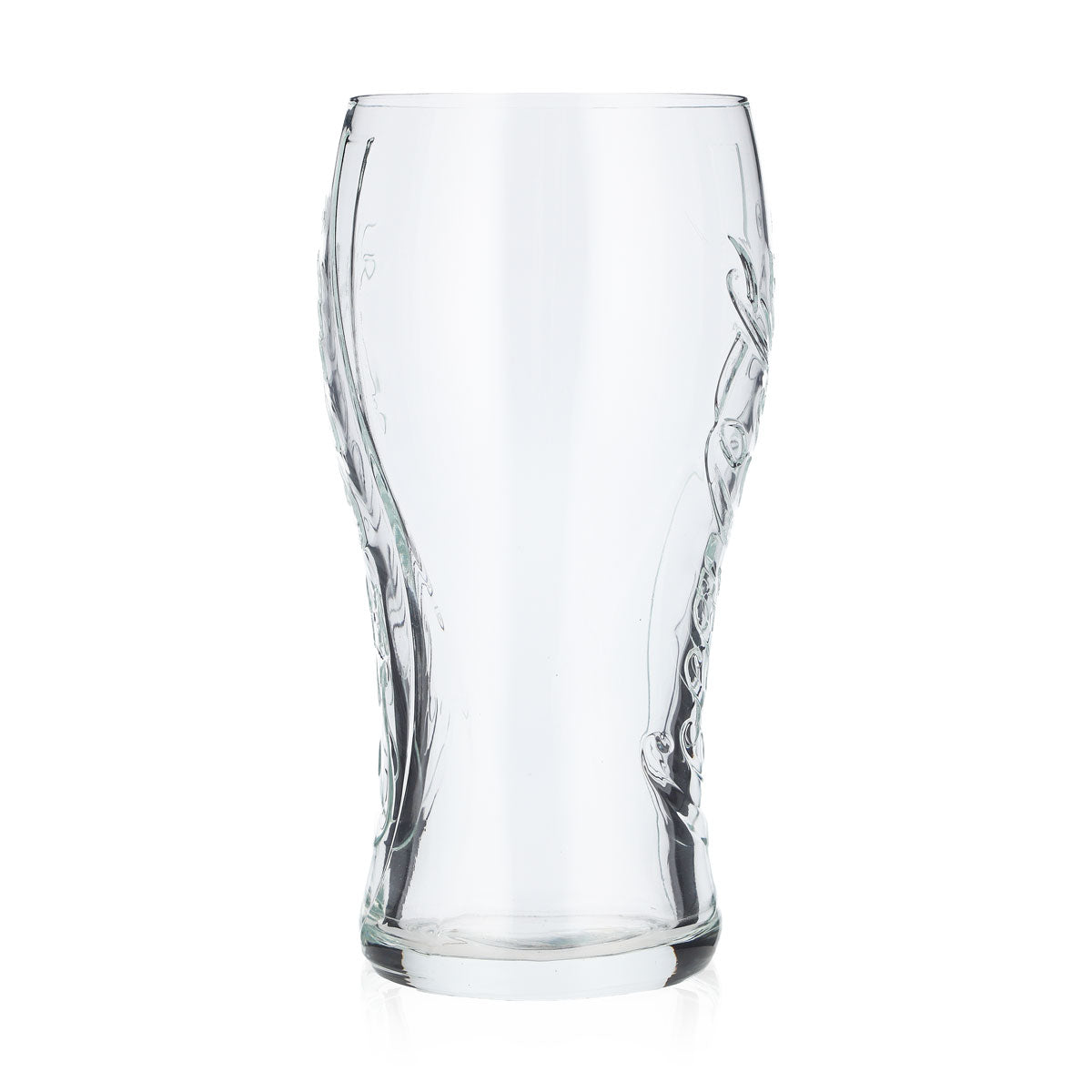 Bicchiere Coca Cola 0,3 l Contorno Curve Logo verticale in rilievo Bicchieri Bevande – Vista 2