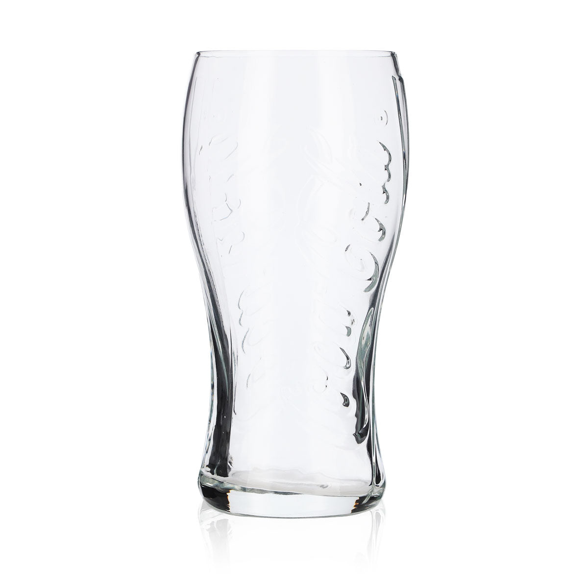 Bicchiere Coca Cola 0,3 l Bicchieri in vetro sagomato Bicchiere per bevande analcoliche Scritta verticale – Vista 3