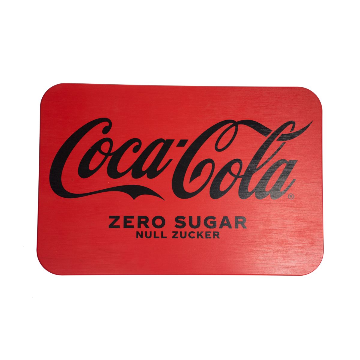 Vassoio in legno Coca Cola Zero Sugar 45x30 cm Cartello decorativo Cartello da parete
