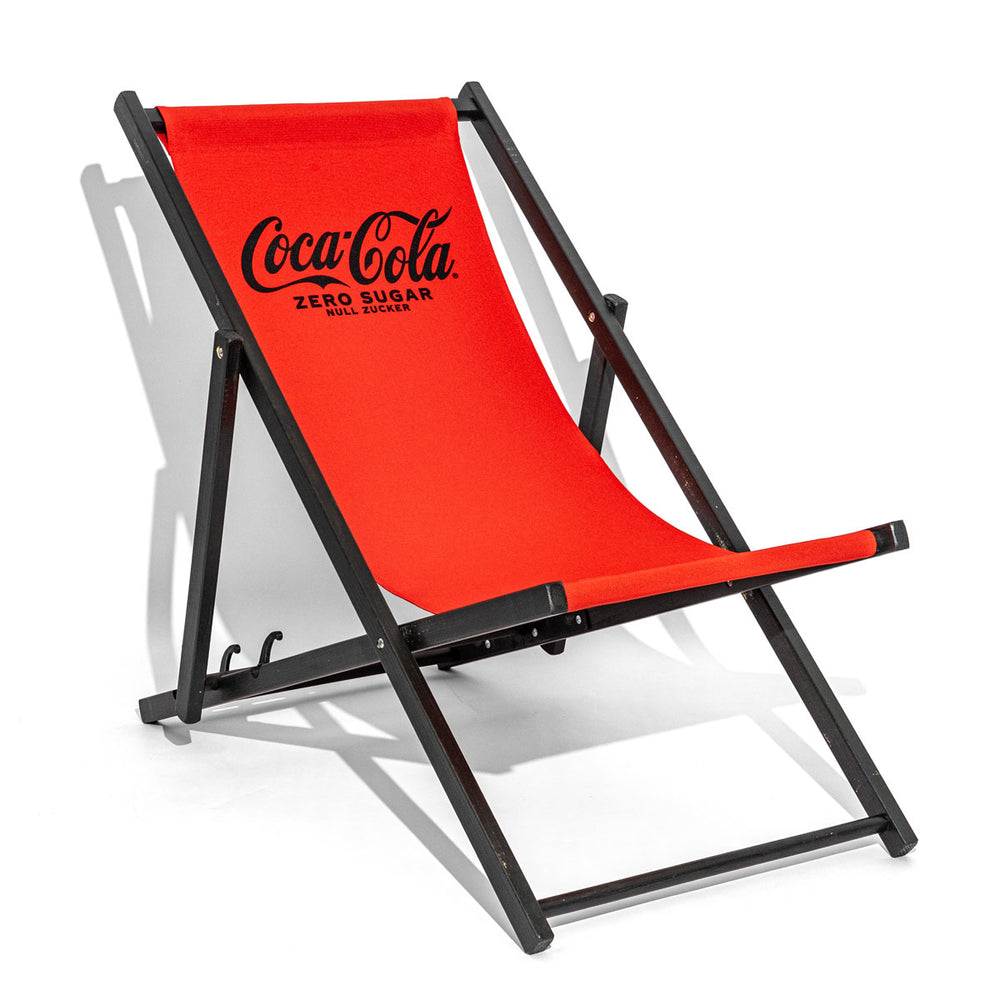 Coca Cola Sedia a sdraio Lounge Furniture Beach Chair Sedia pieghevole Beach bar Seduta da esterno