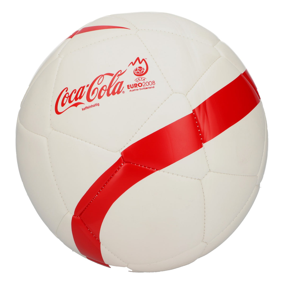 Coca-Cola, bibita analcolica, calcio, taglia 5, nuovo, tessuto misto, bianco – Vista 2