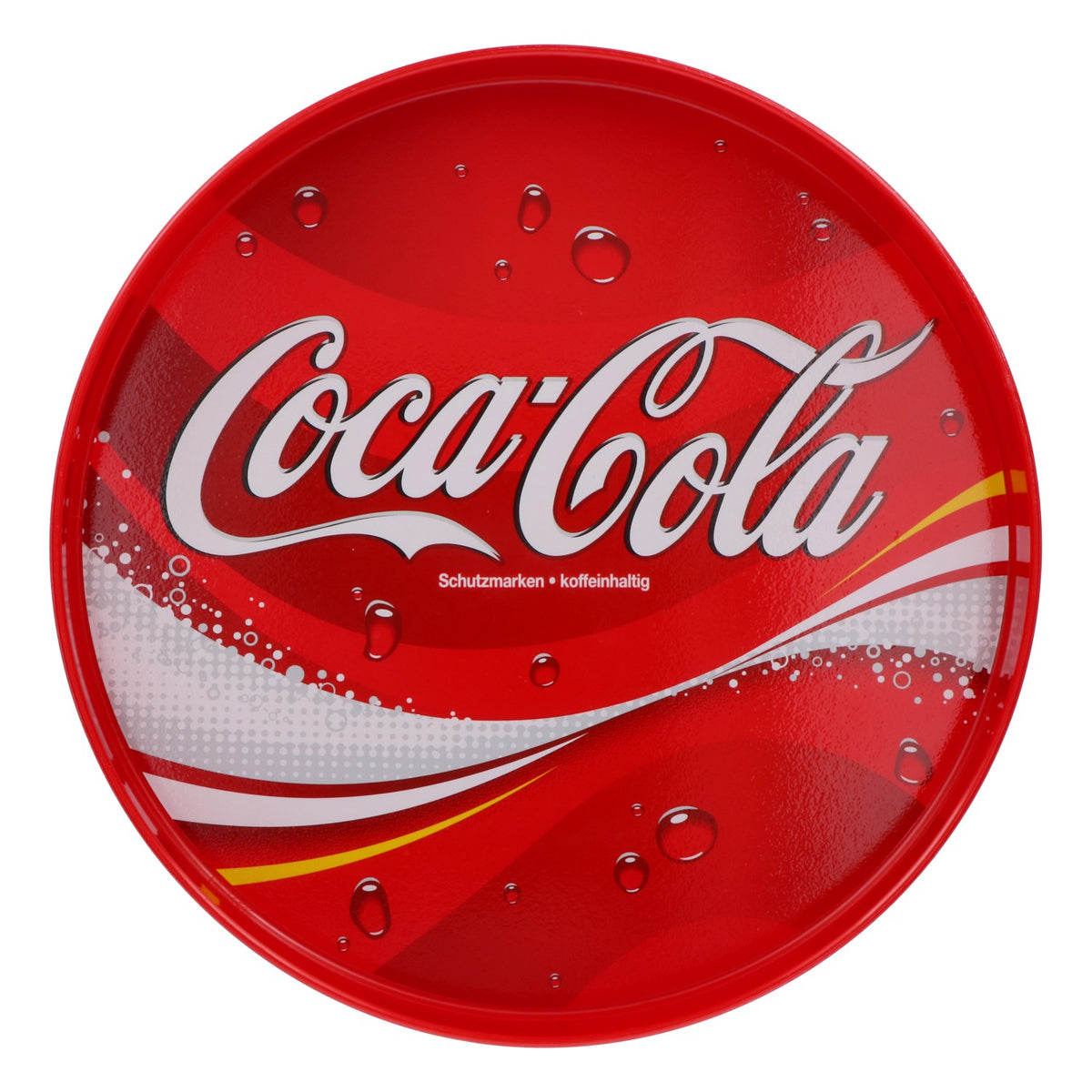 Vassoio retrò Coca Cola Softdrink Vassoio da portata antiscivolo 32 cm rosso