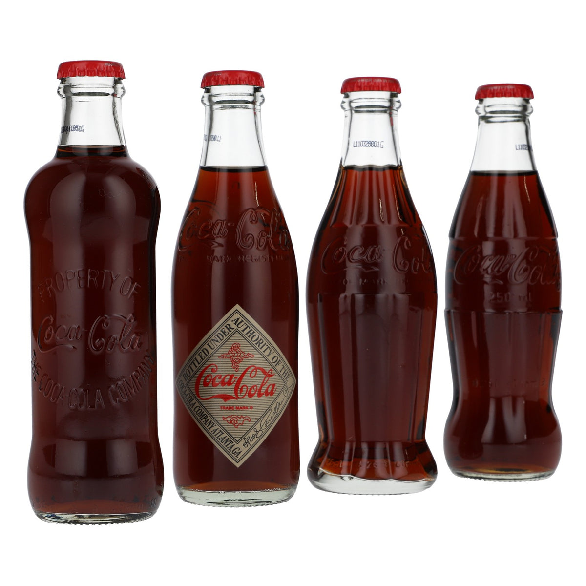 Set da collezione di bibite Coca Cola 125 anni di gioia di vivere! 4 bottiglie – Vista 3