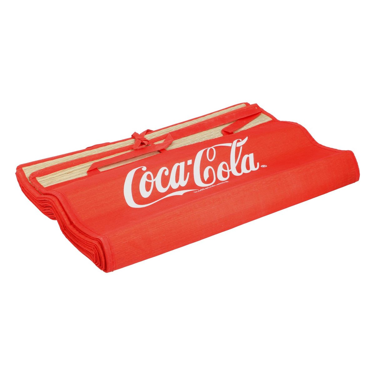 Tappetino da spiaggia Coca Cola Tappetino da campeggio in rafia pieghevole 173 x 69 cm
