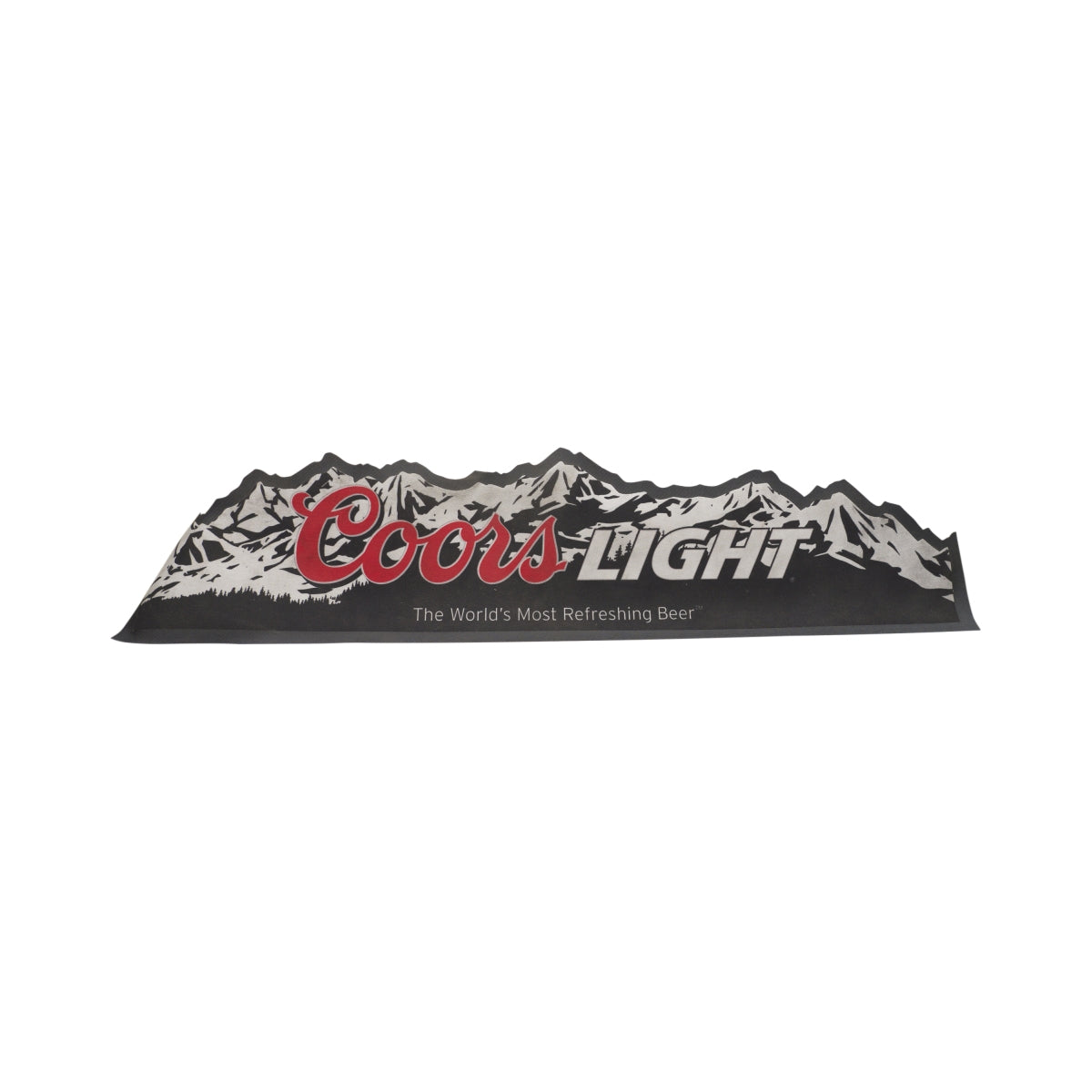 Coors Light Tappetino da bar 88x21cm Forma alpina Tappetino scolapiatti Runner Bar Gomma
