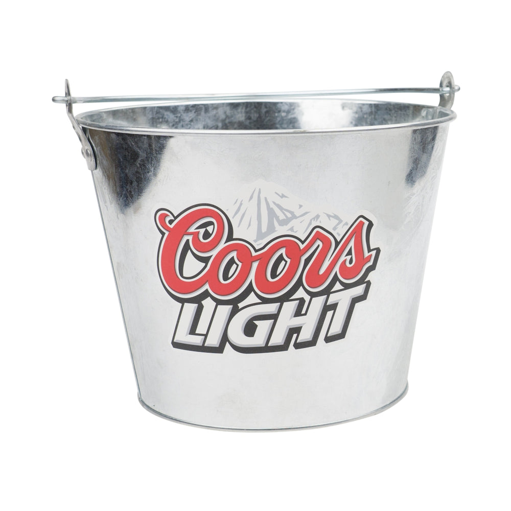 Coors Light Birra Secchiello per ghiaccio 5 l Lattina Bottiglie Raffreddatore Cubetti di ghiaccio Manico Bar Birra
