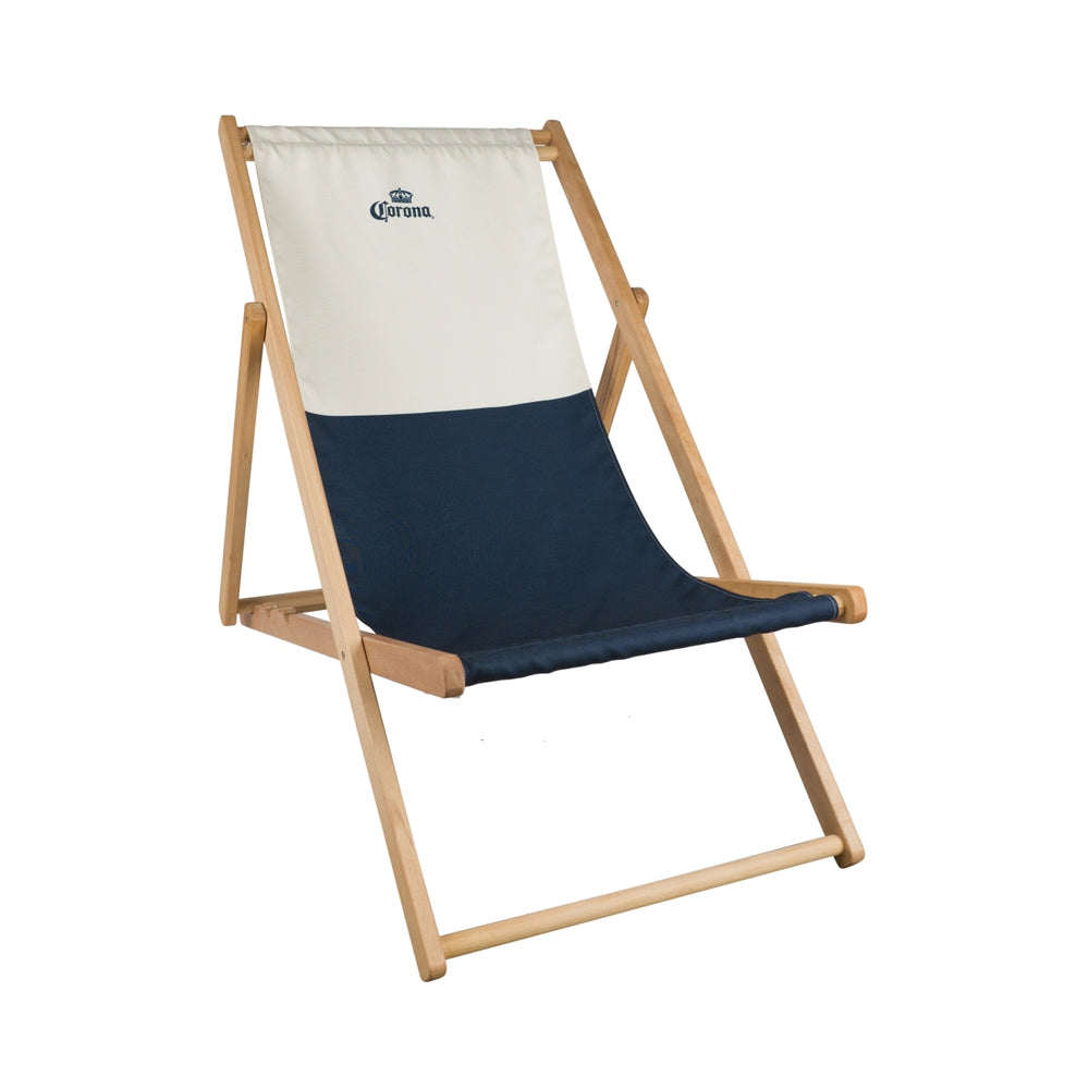 Sedia a sdraio in legno Corona Bier Sedia a sdraio da spiaggia Sedia da relax Sedia da terrazza