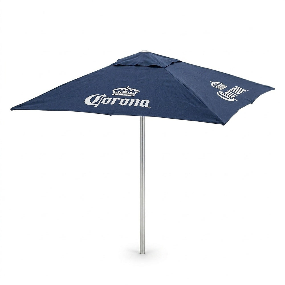 Ombrellone da birreria Corona 4x4 m per birrifici, ristoranti e birrerie all'aperto