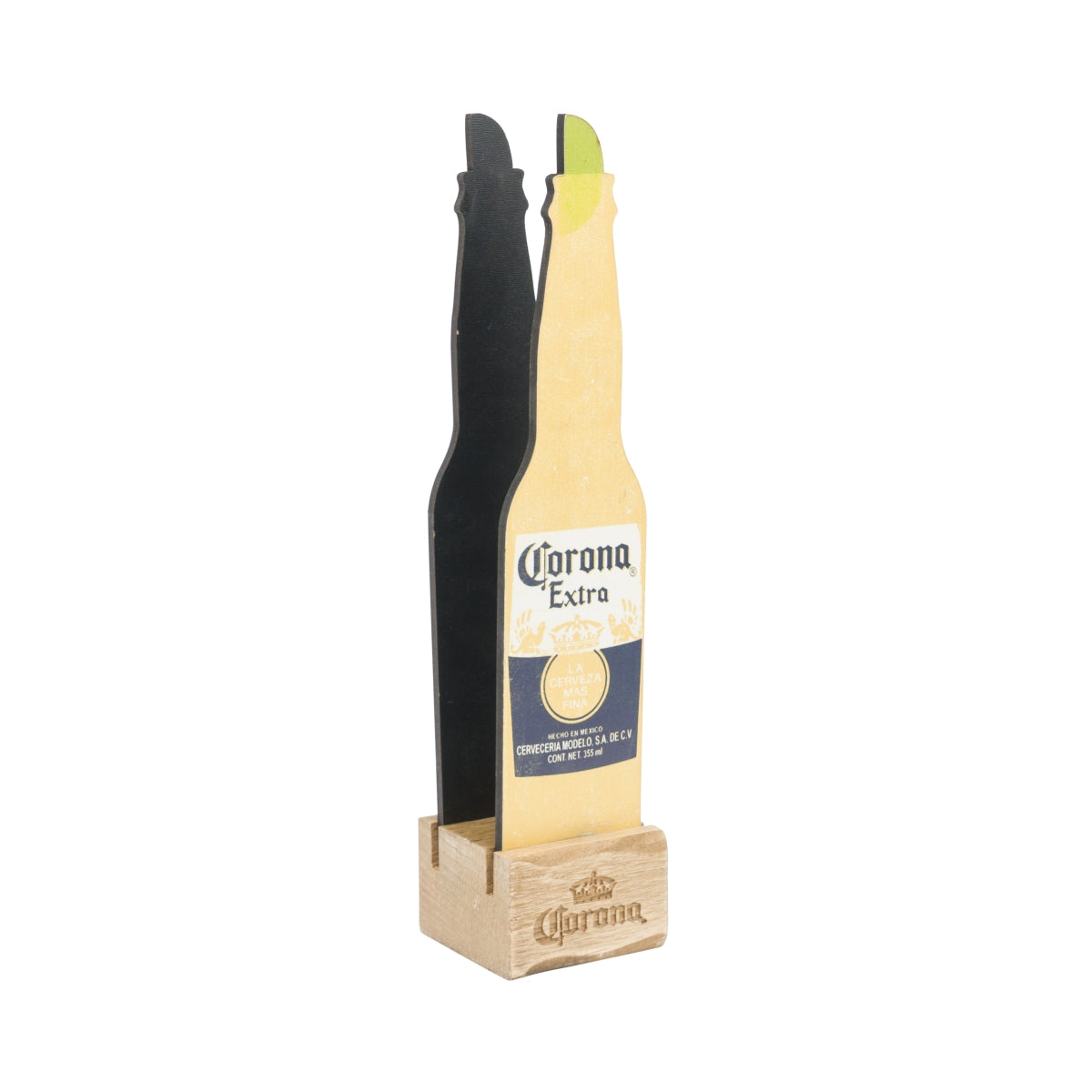 Espositore da tavolo Corona in legno 30x7 cm per menu, decorativo, per clienti del settore gastronomico