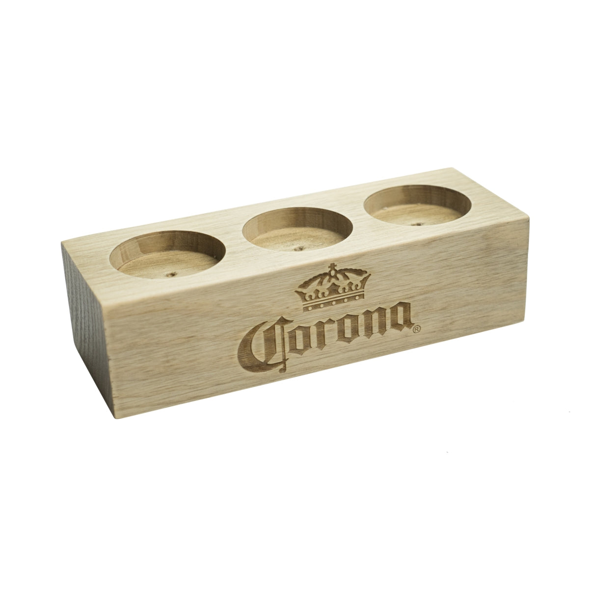 Espositore da tavolo Corona portabottiglie per 3 bottiglie Espositore pubblicitario per bar