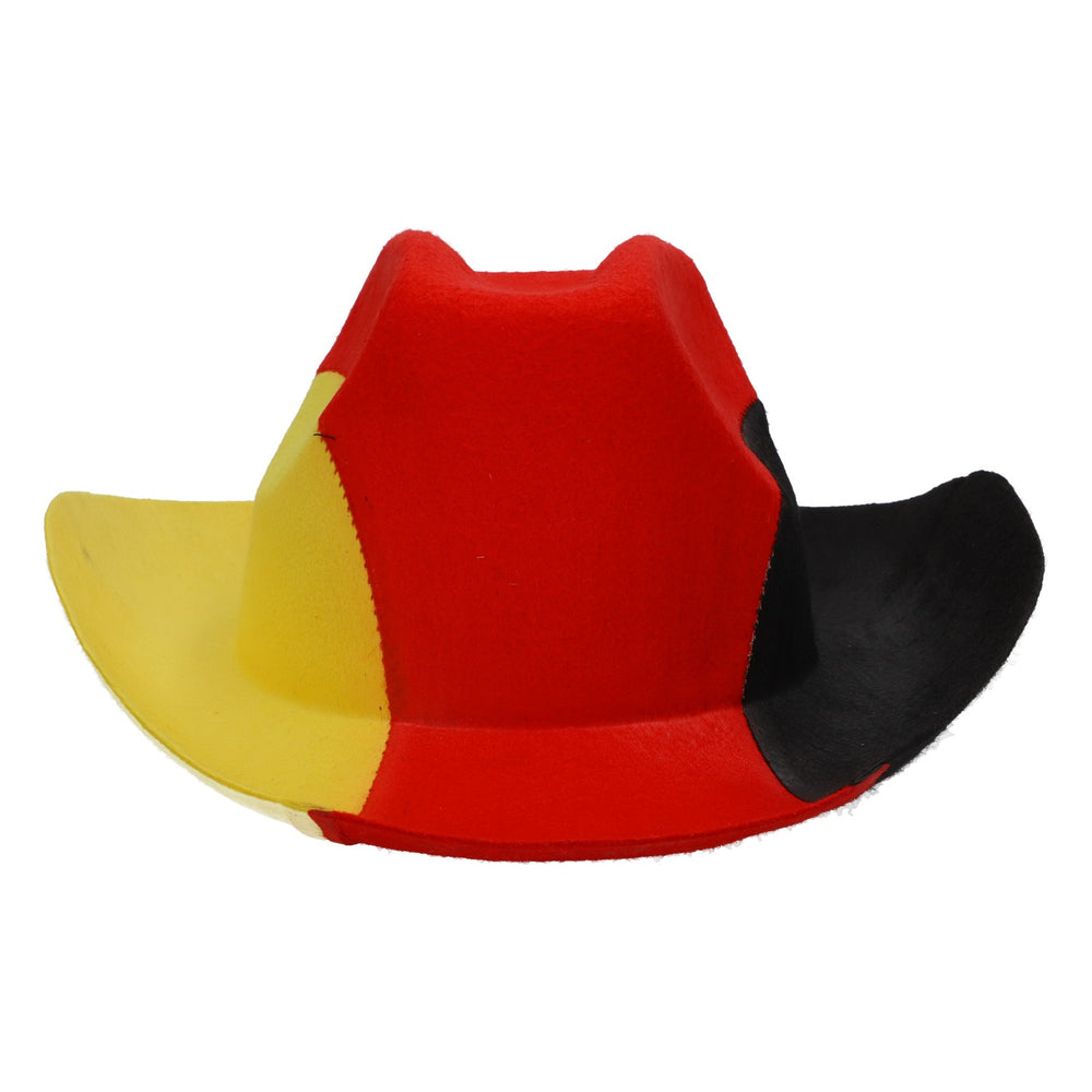 Cappello da cowboy Cappello Capanno Coppa del Mondo Calcio Campionato Europeo Bandiera della Germania Bandiera da tifoso