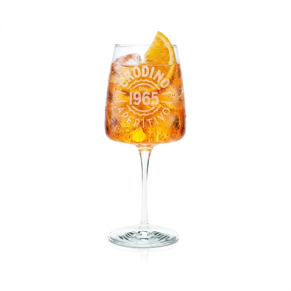 Crodino Aperitivo Bicchiere 48 cl Bicchiere da vino 1965 Bicchieri da cocktail Long drink Amaro Bar