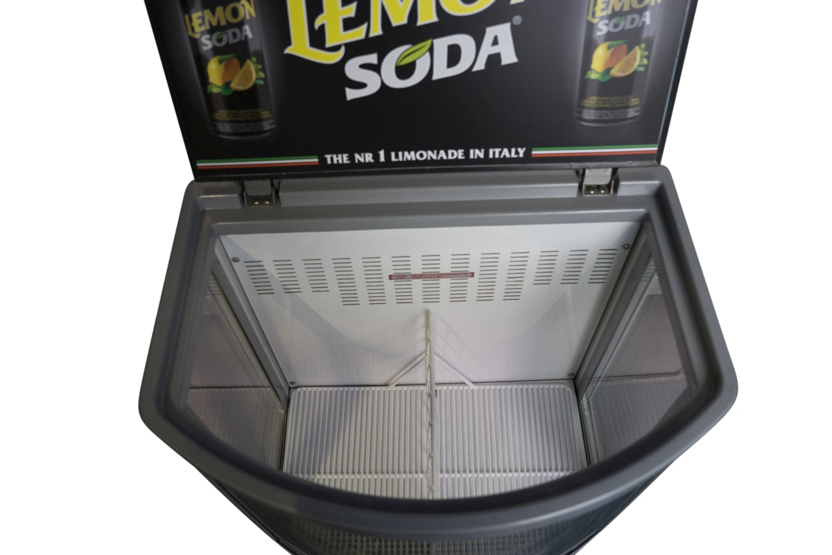 Crodo Vetrina refrigerata Frigorifero Banco frigo Lemon Soda Mojito Gastronomia Pubblicità – Vista 4