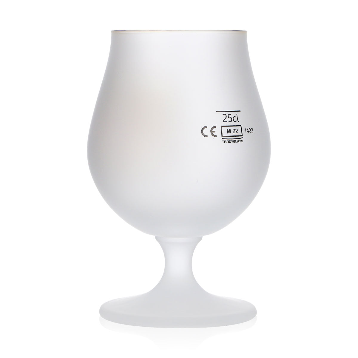 Bicchiere da birra Cuvee des Trolls da 0,25 l, a forma di tulipano, con logo Troll, smerigliato, bicchiere da birra a calice – Vista 3
