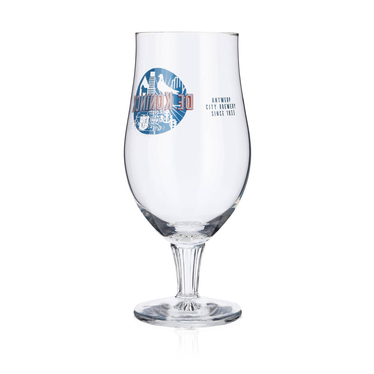 De Koninck Bicchiere da birra Bicchiere a calice 0,33 l Calice Craft beer Logo blu – Vista 3