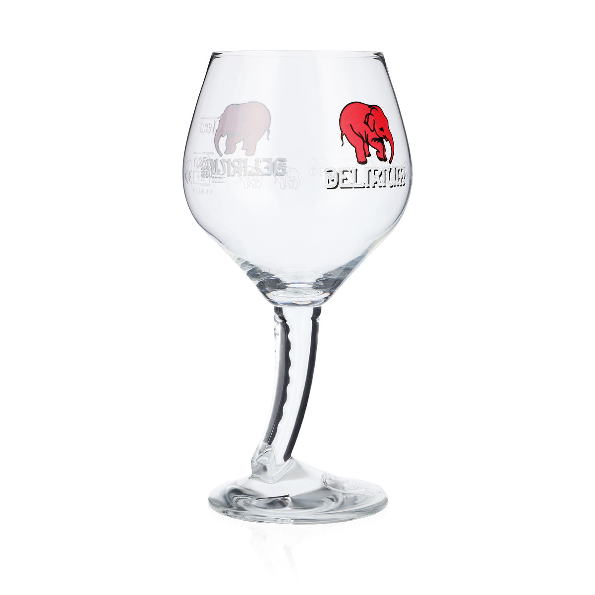 Bicchiere da birra Delirium 0,33 l + bicchieri da birra 0,25 l Bicchiere a calice Bicchiere a palloncino Base a piede – Vista 2