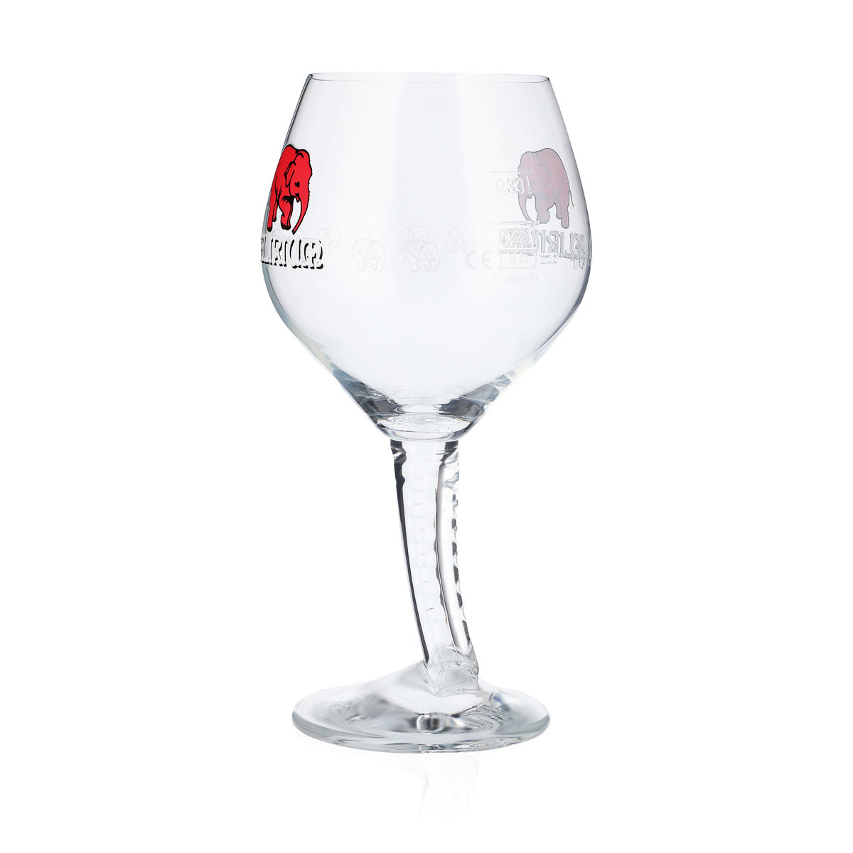 Bicchiere da birra Delirium 0,33 l + bicchieri da birra 0,25 l Bicchiere a calice Bicchiere a palloncino Base a piede – Vista 4