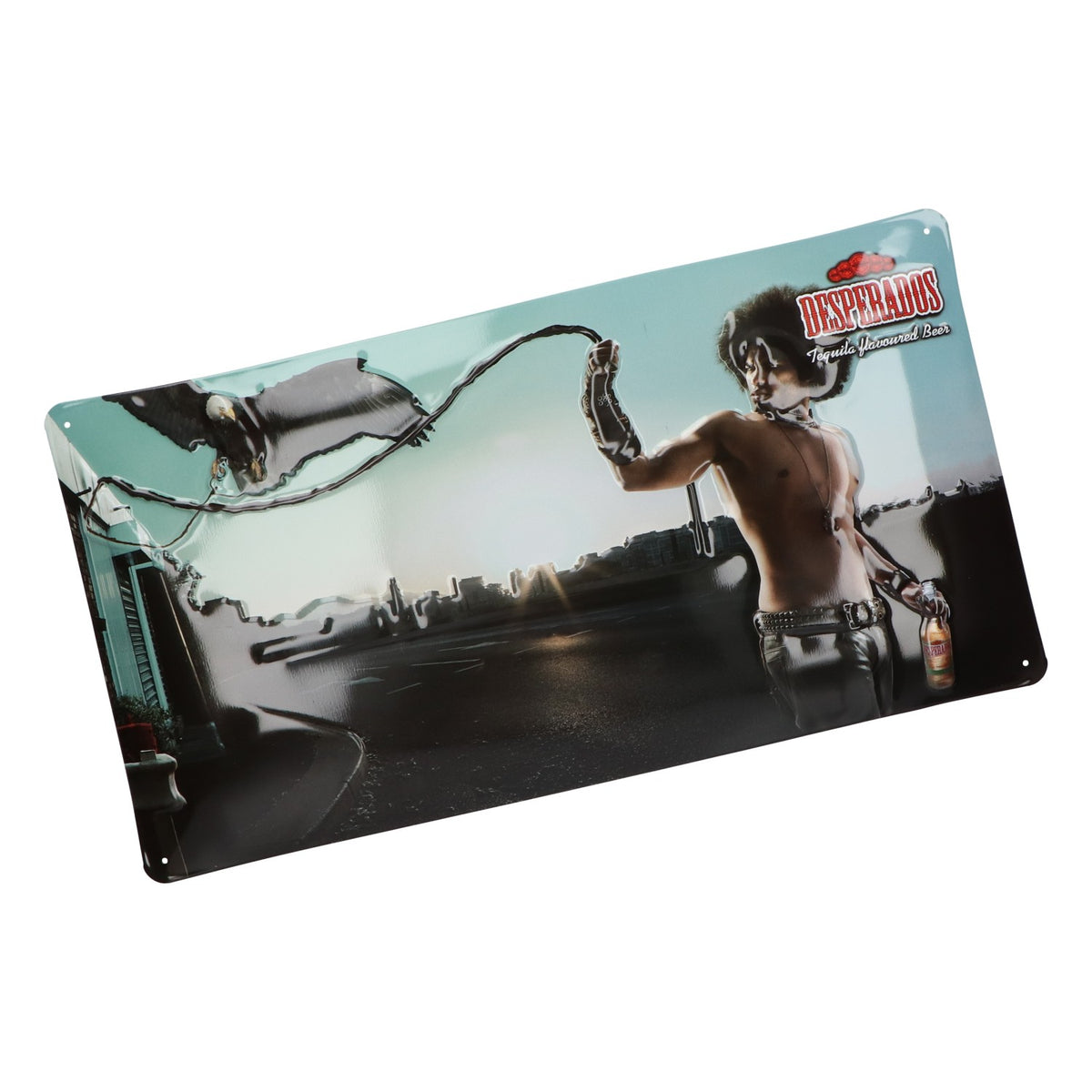 Desperados Targhetta in metallo 40x21 cm Decorazione da parete Insegna pubblicitaria Merchandising Decorazione per bar