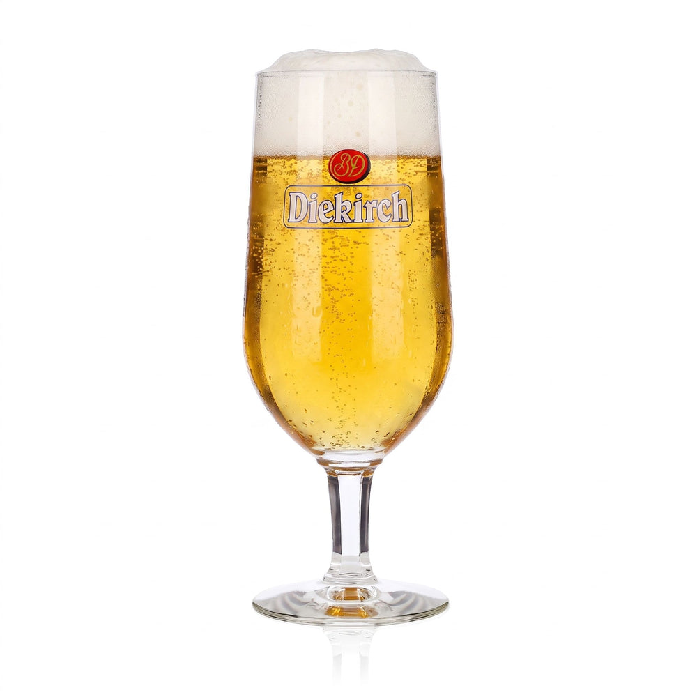 Bicchiere da birra Diekirch da 0,25 l, modello "Pokal", Pilsen, Durobor