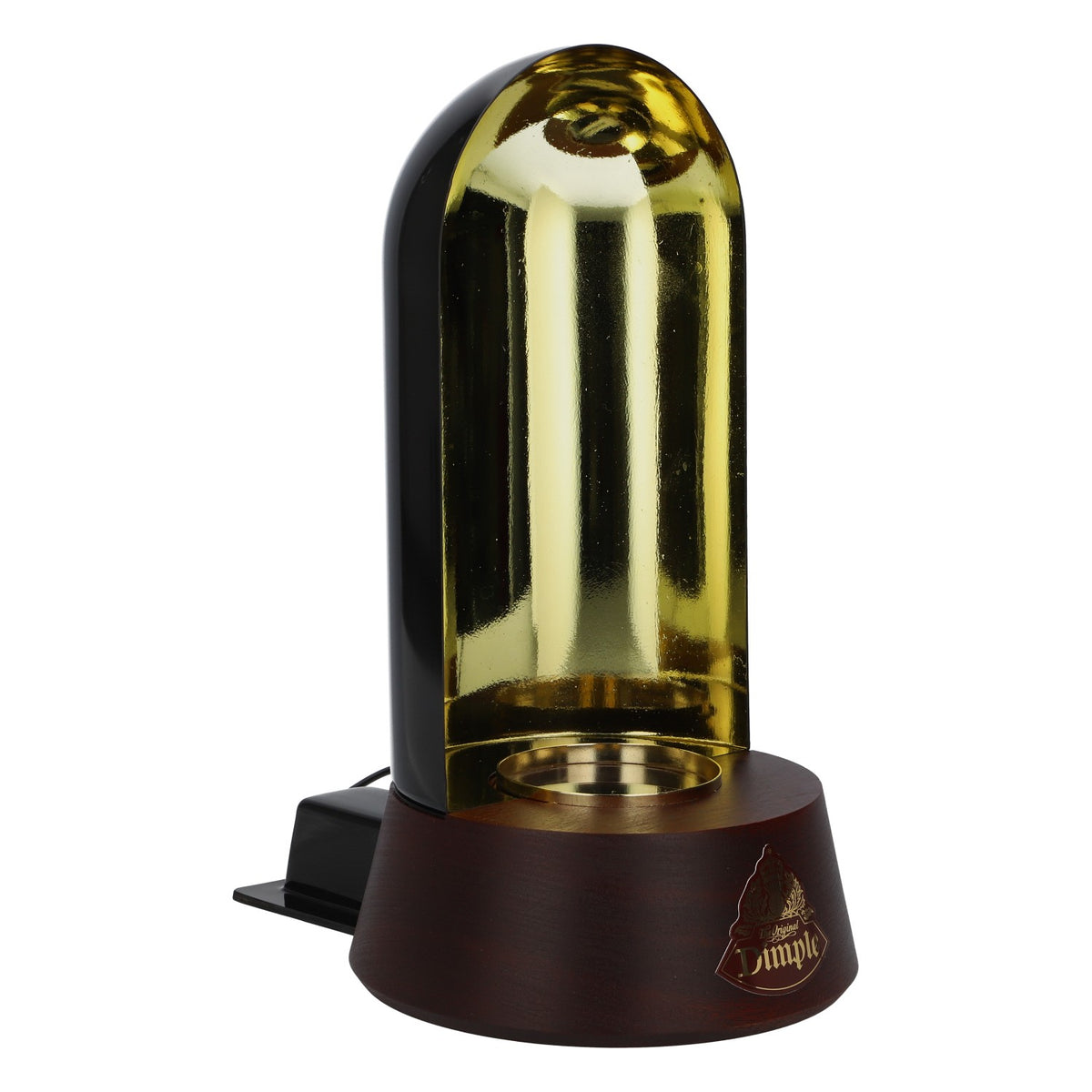 Dimple Whiskey LED Glorifier: espositore per bottiglie in stile legno – Vista 2
