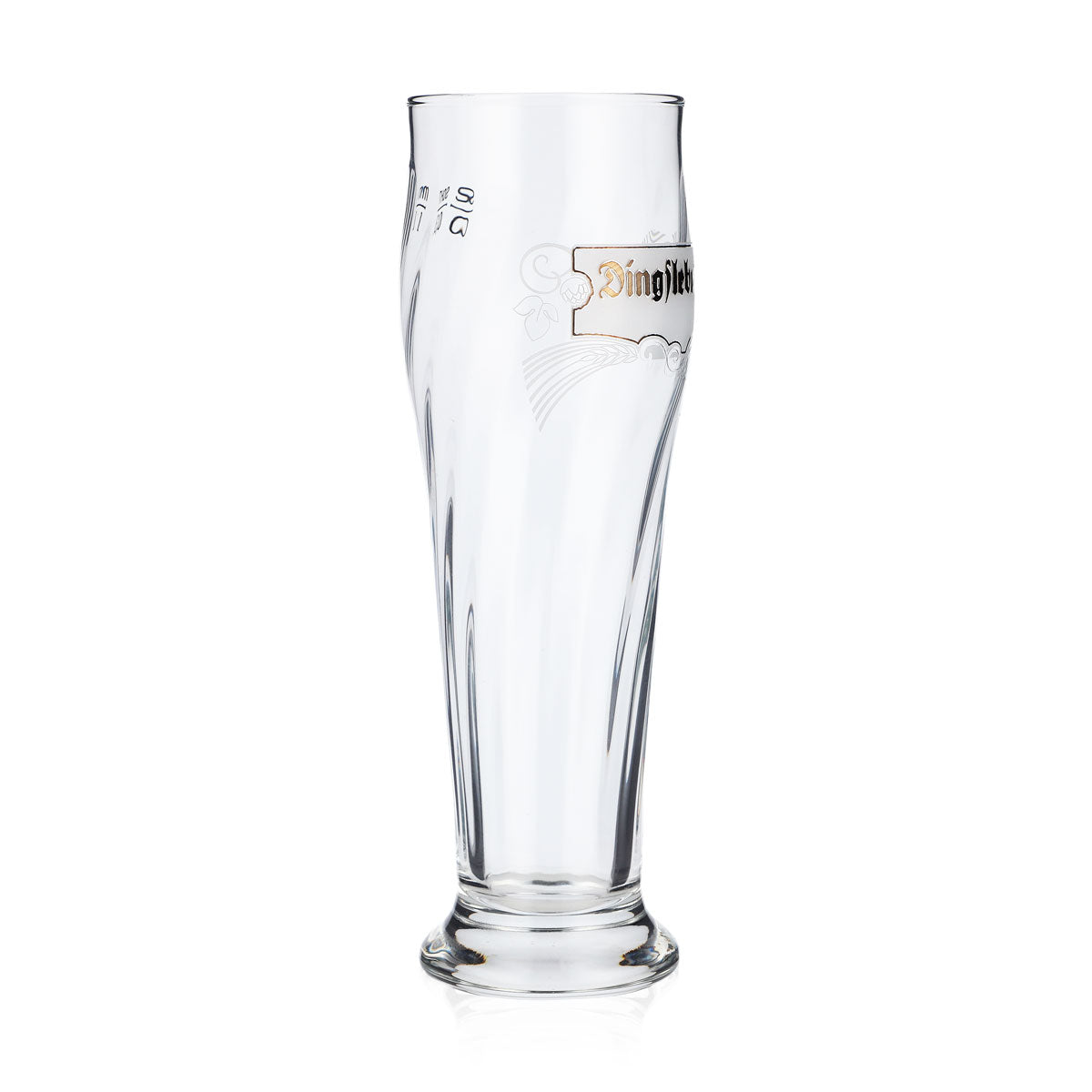 Bicchiere da birra Dingslebener Bicchiere da birra bianca Bicchieri da birra 0,3 l Tulipano Rilievo longitudinale – Vista 2