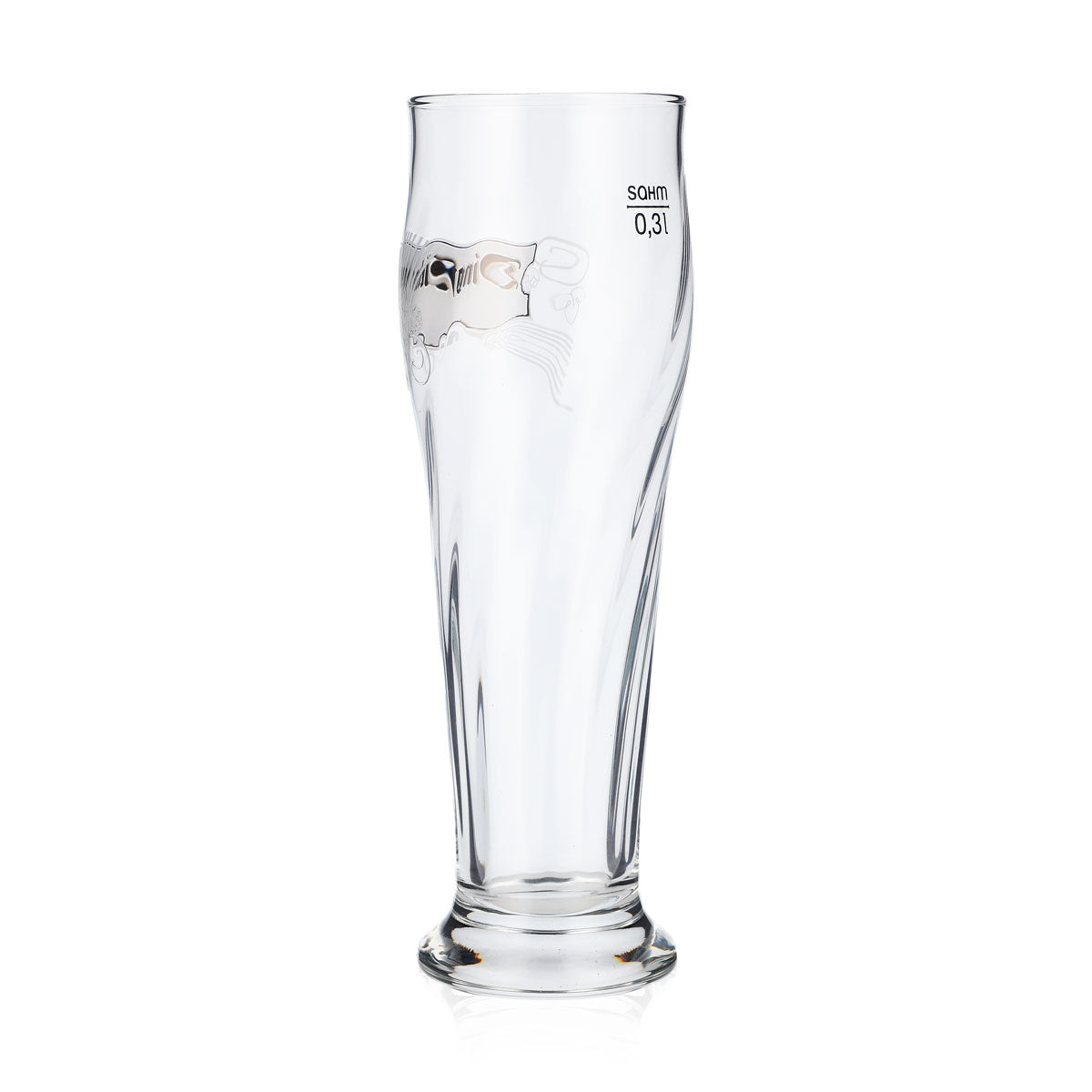 Bicchiere da birra Dingslebener Bicchiere da birra bianca Bicchieri da birra 0,3 l Tulipano Rilievo longitudinale – Vista 3